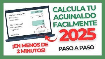 COMO calcular tu AGUINALDO 2025 💰 (PASO A PASO con ejemplos)