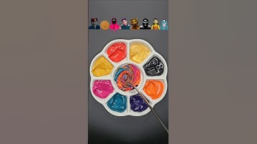 Guess the mixed color of Squid Game 2 | (Part 3) #squidgame2 #squidgame #오징어 게임 #satisfying #asmr