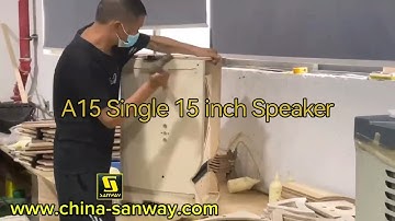 How we produce the  Single 15 Inch 2 Way Full Range Loudspeaker Line Array A15 Wide Focus