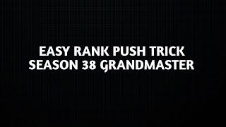 HOW TO REGION TOP IN BR RANK SEASON 38😳GRANDMASTER TIPS AND TRICKS || 10X FASTER RANK PUSHING TRICK💯