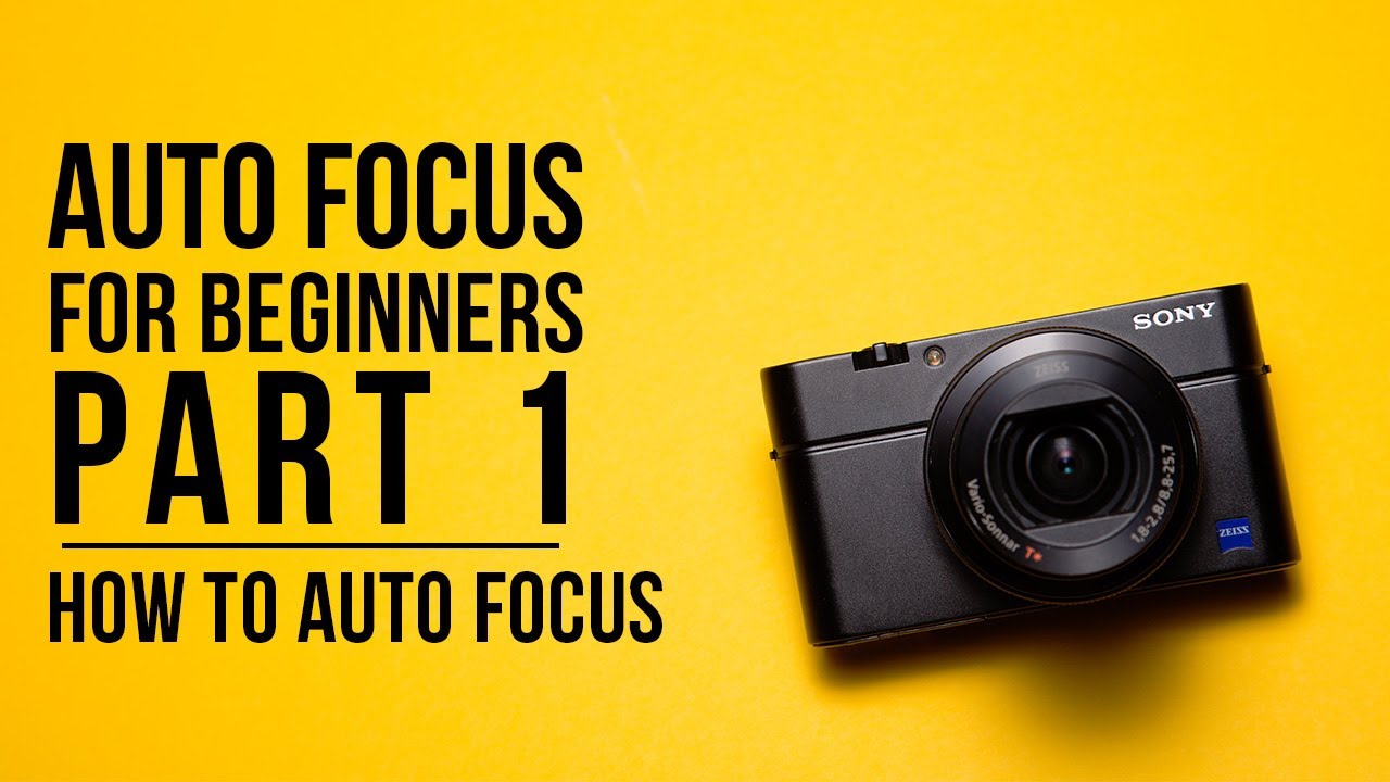 How to Auto Focus  Auto Focus for Beginners Part 1 