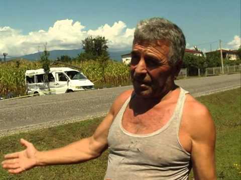 ავტოსაგზაო შემთხვევა სოფ. ჩხორიაში და დაშავებული ტურისტები