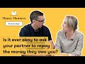 How couples navigate difficult money conversations (Secret debts, misaligned goals &amp; prenups)