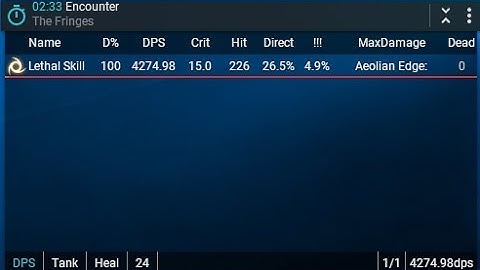 FFXIV Ninja (Lethal Skill) Susano SSS - 4274 DPS 5thGCD @1440p (174ms)