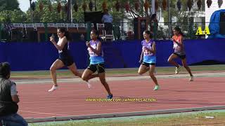 Womens 400m hurdles Semi Round 1  /  All India Inter University Athletics  Championships  2018