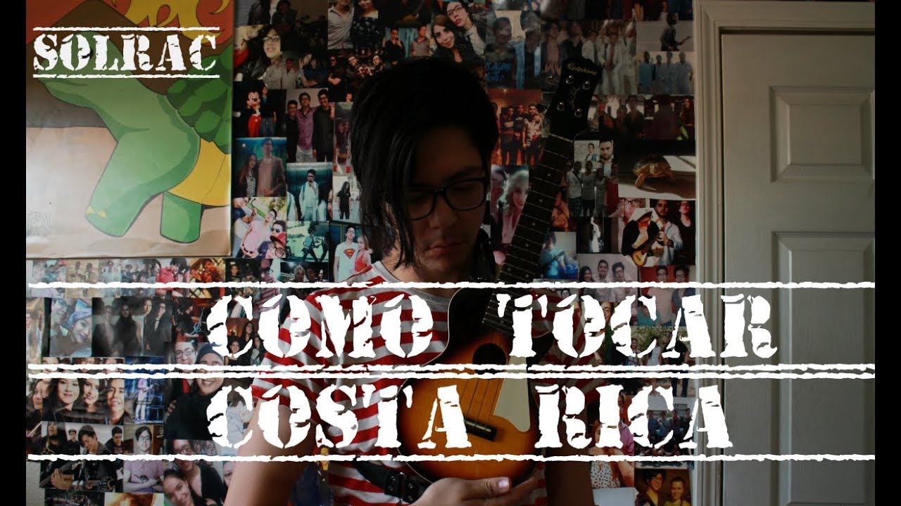 como tocar Costa rica de Daniela Spalla ukulele tutorial YouTube
