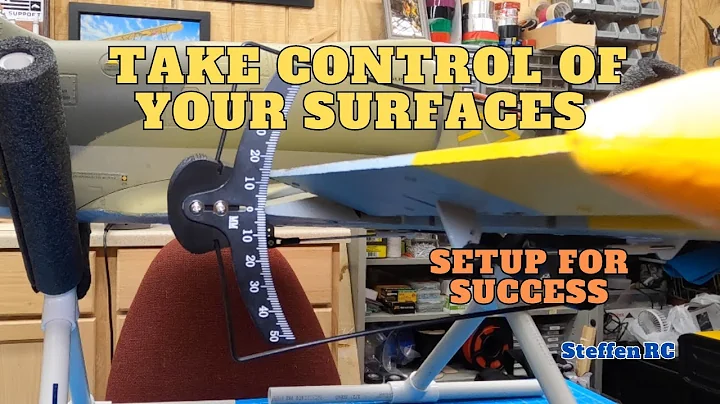 How to setup control surface throws on rc plane