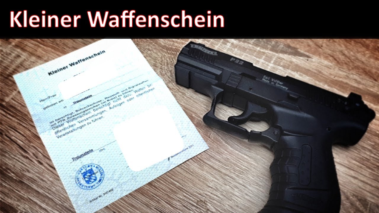 Was Darf Man Mit Kleinem Waffenschein Kleiner Waffenschein - Wann brauche ich diesen ? Was darf ich damit