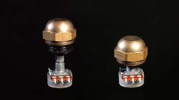 Converting Brass Hardware Into Potentiometer Knobs With 3D Printing
