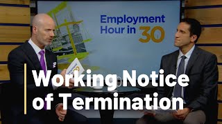 Everything you need to know about working notice of termination, on
the employment law show with lawyer lior samfiru. discover your
workplace righ...
