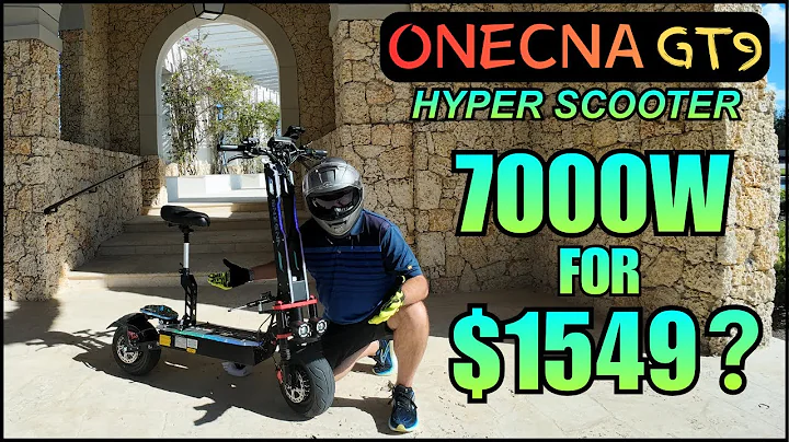 Onecna GT9 Review: A 7000W Hyper Scooter For $1549?! Any Good? 