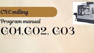 Program manual CNC Milling ( G0, G01, G02, G03), program dasar