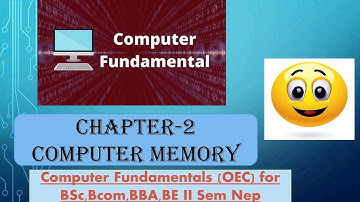 Computer Fundamentals Bsc,Bcom,BBA,BA II Sem NEP Chapter 2 Notes