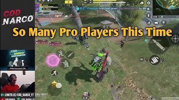 CoD Narco Found Pro Player In Isolated |   This Time So Many Pro In The Lobby | CODM