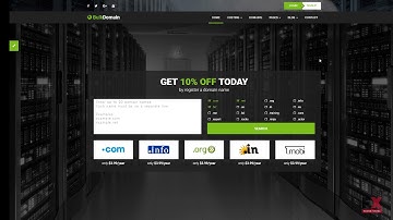 BulkDomain Responsive HTML5 WHMCS Templates for Hosting company Websi