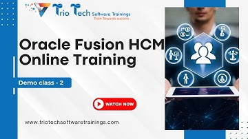 Oracle Fusion HCM Online Training | Oracle Fusion HCM Demo Class 2 | HCM Online Course | TrioTech