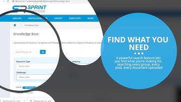 SR Community - the SPRINT Robotics online community platform