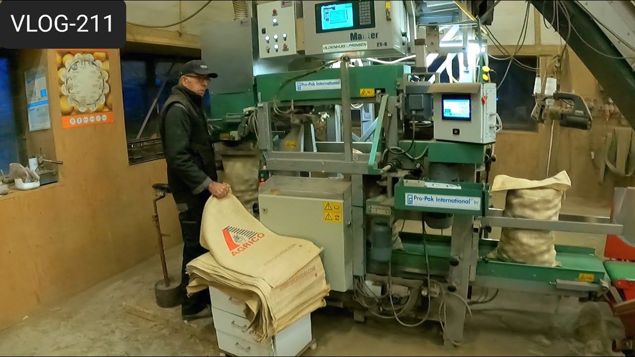 FARMVLOG #211 aardappelen afleveren, zakken vullen