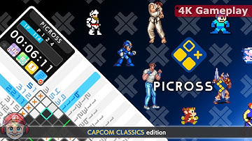 PICROSS S CAPCOM CLASSICS edition 4K Gameplay on Nintendo Switch 2