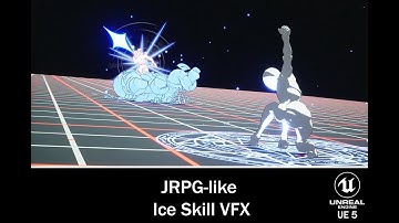 JRPG-like Ice Skill VFX - Unreal Engine 5.11 - Showcase