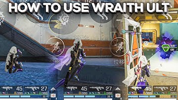 HOW TO USE WRAITH ULTIMATE ABILITY IN APEX LEGENDS MOBILE
