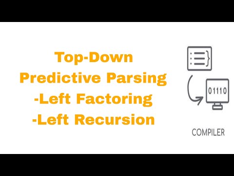 شرح Predictive Parsing (Syntax analysis) | كومبيلر بالعربي