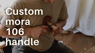 How I handle a Mora 106 carving / sloyd blade  updated method