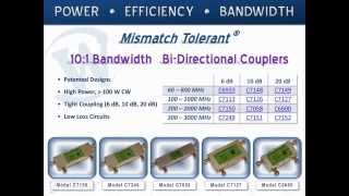 10:1 Bandwidth Directional Couplers