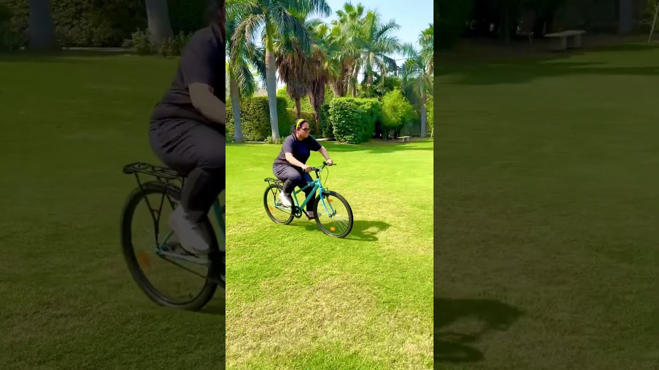 Learnt cycling after completing 49 years of my life 😅🤭🙏