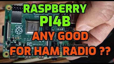 Raspberry Pi4B - Ham Radio Uses ??