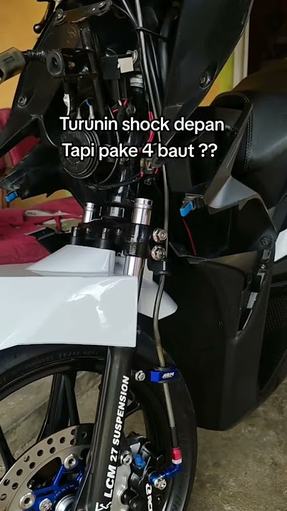 solusi turunin shock pake 4 baut #beat #shorts
