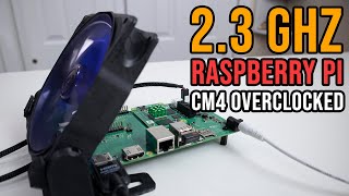 overclocking raspberry pi compute module 4 to 2.3 ghz stable!!