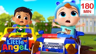 Welcome to My Carwash🚗 |  Little Angel Color Songs & Nursery Rhymes | Learn Colors & Shapes