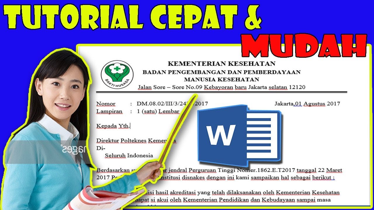 Cara membuat KOP SURAT RESMI DINAS / Dg BAIK DAN BENAR...!!!  YouTube