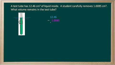 Adding/Subtracting Sig Figs Practice 2 Example 1