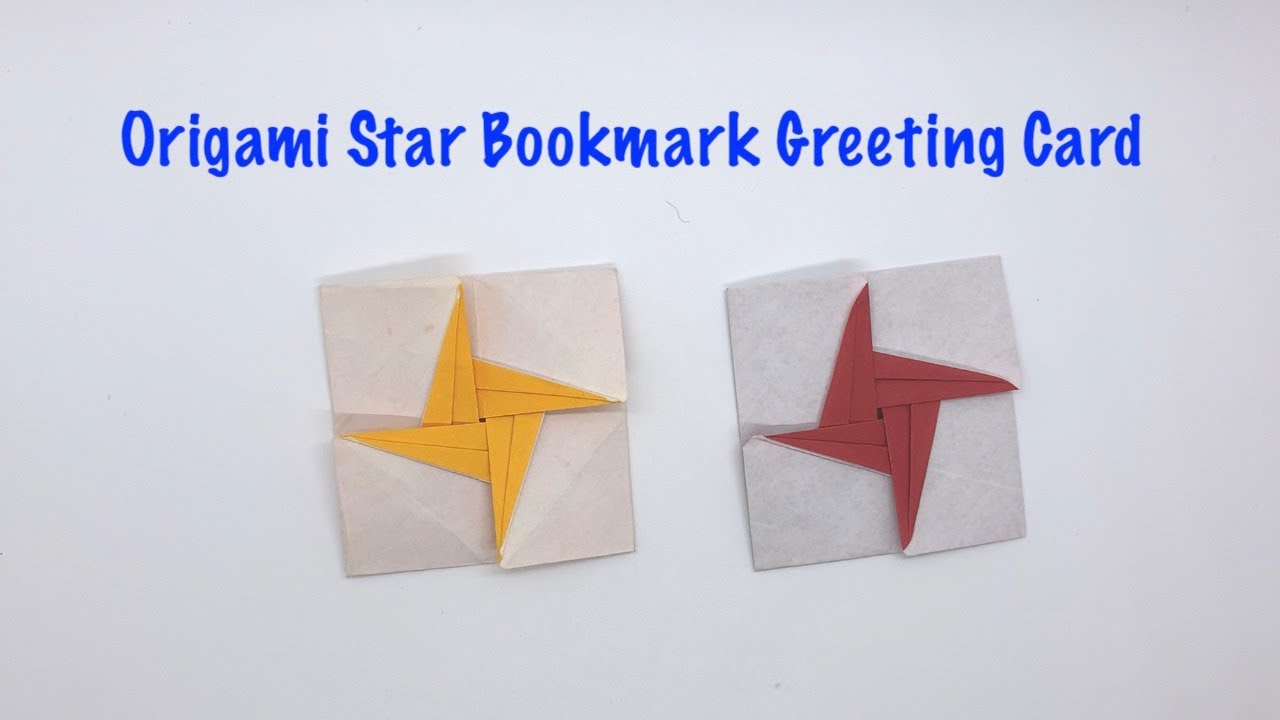 Star Bookmark Tutorial How To Make A Origami Star Bookmark DIY Easy Origami | Paper Crafts