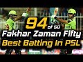 Fakhar Zaman Superb Batting 94 runs in PSL | Lahore Qalandars Vs Quetta Gladiators | HBL PSL 2018