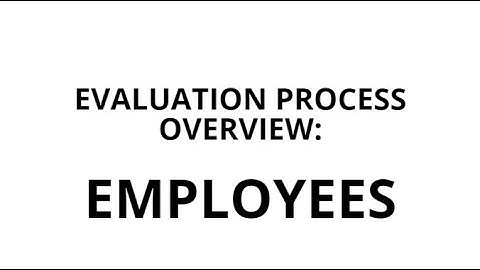 Employee - Evaluation Process Overview