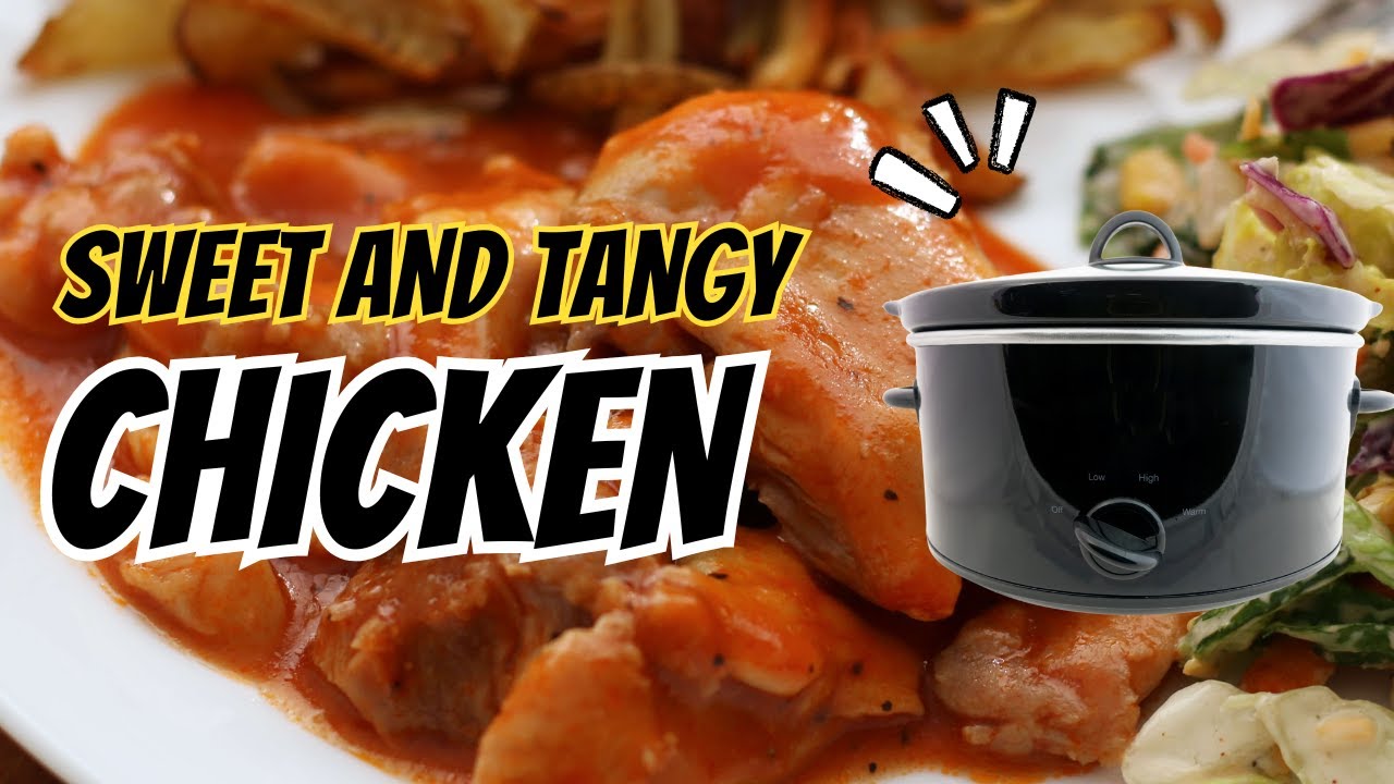 Sweet & Tangy Crockpot Chicken Thighs | Dump and Go ... - YouTube