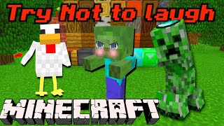 Minecraft Funny Gameplay Clean No Swearing Try Not To Laugh
