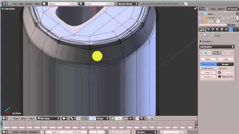 Blender 2.5 Tutorial: Soda Can Modeling