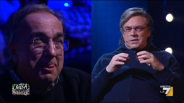 Crozza-Marchionne, e la nuova appena nata Giulia