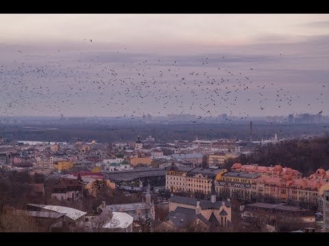 Day to night TIME-LAPSE (Kiev, Podol)