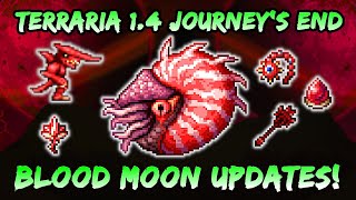 New terraria journey's end dreadnautilus mini boss/ 1.4 blood moon
items. terraria: has added event enemies inc...