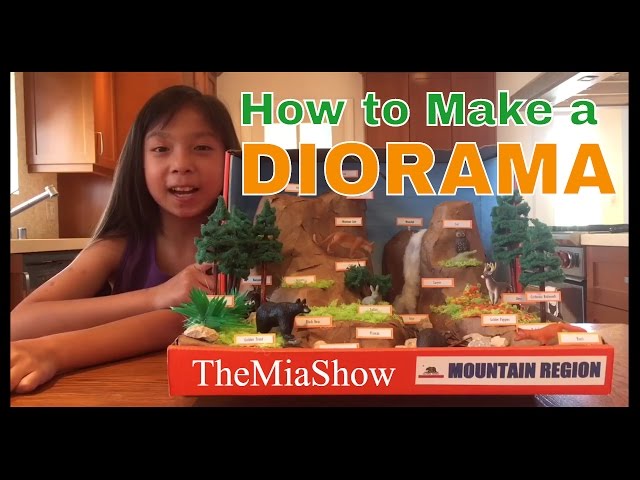 How To Make A To Z Diorama And Material Information