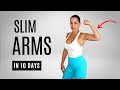 9 Min Slim Arms in 10 Days | No Equipment Workout