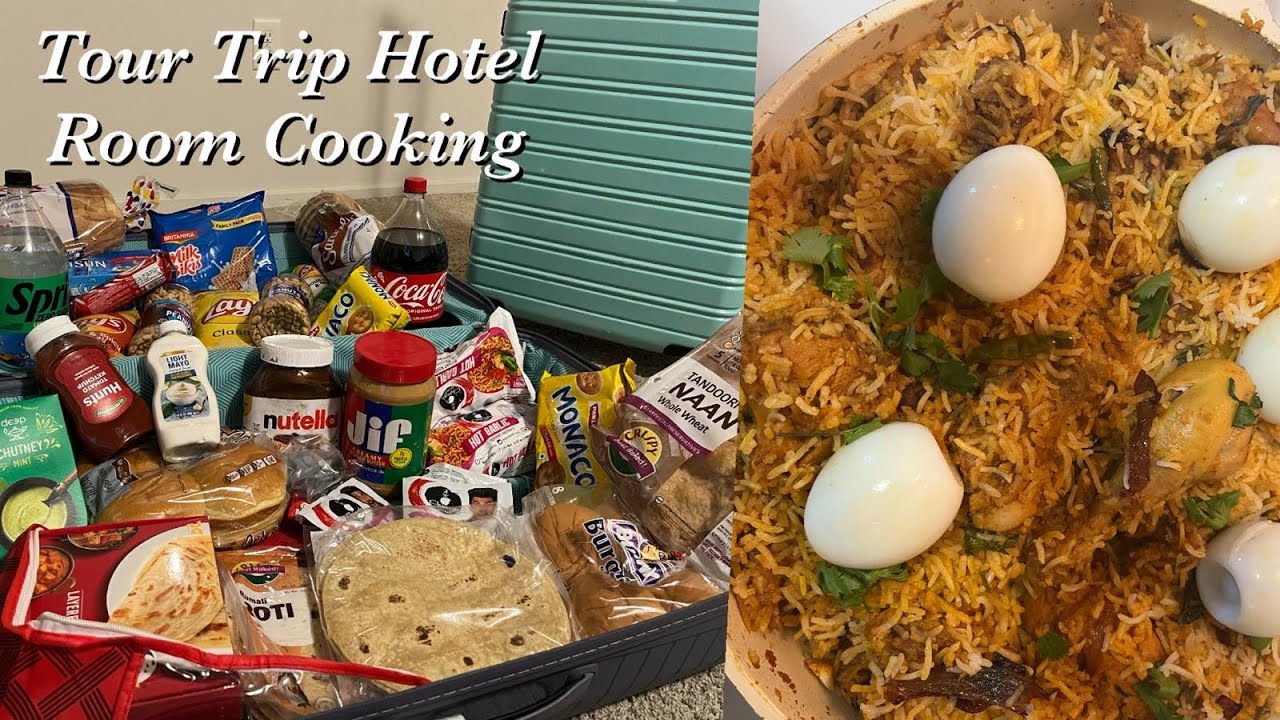 Things to take forTourTrip Hotel Room Cooking 🥘