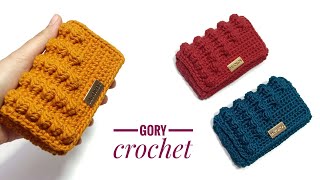 كروشيه محفظه صغيره من بواقي الخيوط / crochet Wallet /Dompet rajutan/Cartera de ganchillo/Кошелек крю