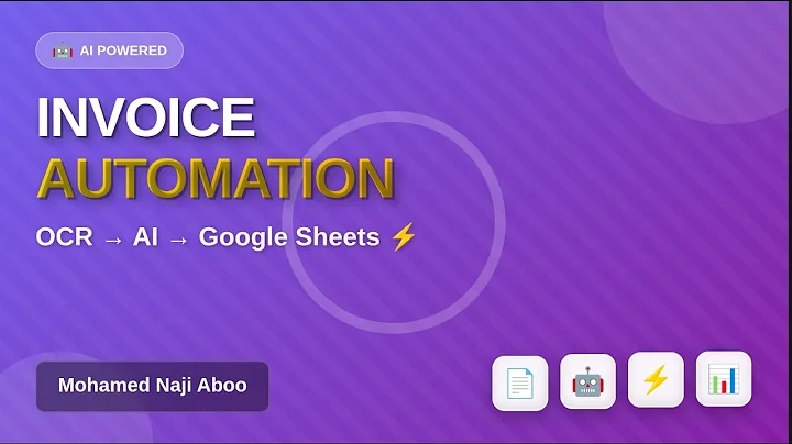 AI-Powered Invoice OCR to Google Sheets - Automate Your Billing in Minutes! | n8n Workflow Tutorial