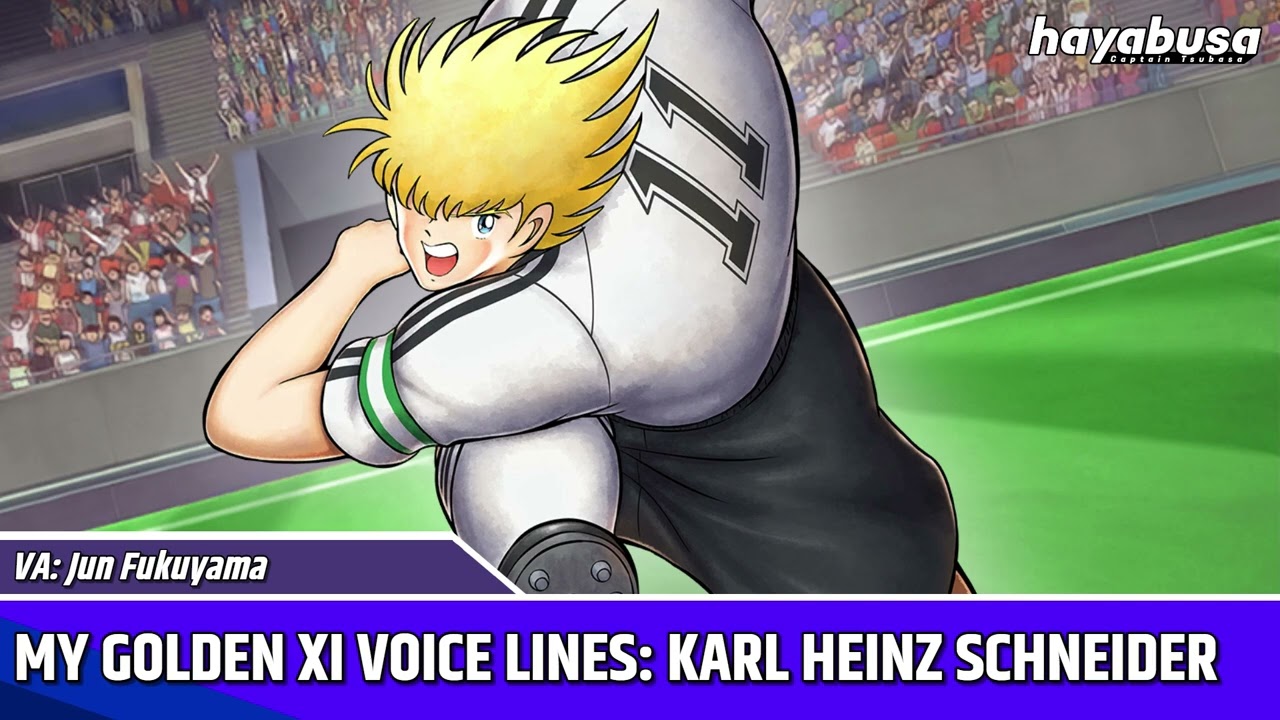 Captain Tsubasa My Golden XI | Voice: Karl Heinz Schneider - YouTube